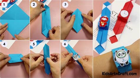 how to make a fake smart watch out of paper|Origami Paper Watch .